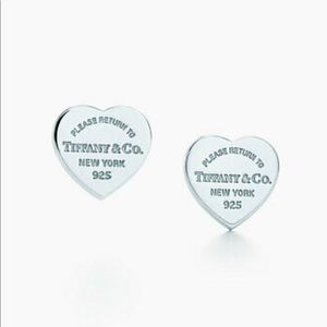Tiffany heart earrings